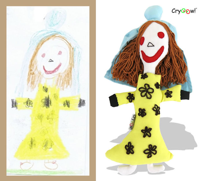 Children Draw Their Own Doll; The Cryoow! Doll