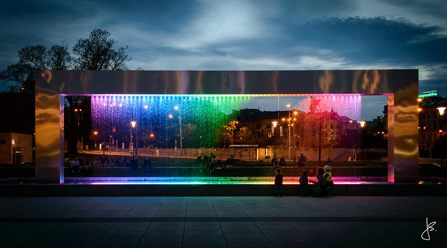 This Magical Fountain Was Installed In My Hometown Brno This Magical Fountain Was Installed In My Hometown Brno