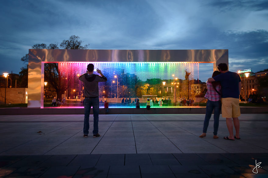 This Magical Fountain Was Installed In My Hometown Brno This Magical Fountain Was Installed In My Hometown Brno