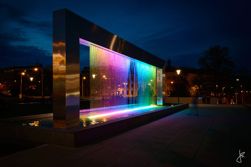 This Magical Fountain Was Installed In My Hometown Brno