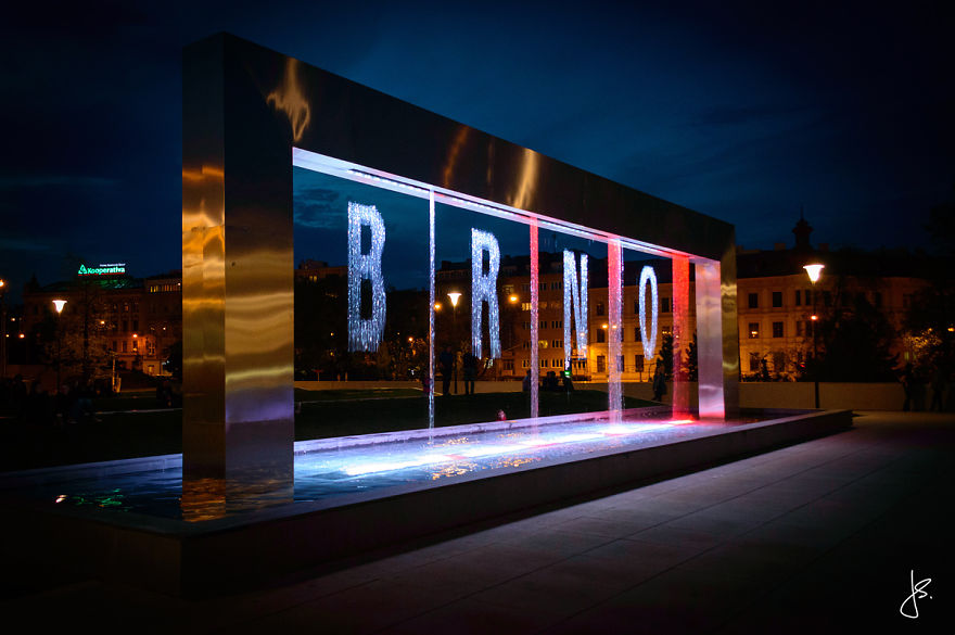 This Magical Fountain Was Installed In My Hometown Brno This Magical Fountain Was Installed In My Hometown Brno
