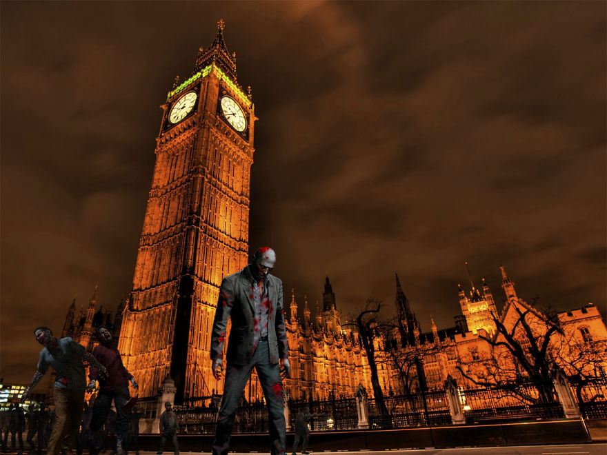 Designers Imagine Famous World Landmarks After A Zombie Apocalypse