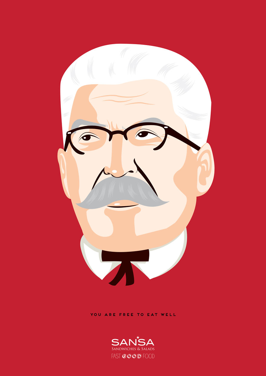 Dictators As Fast Food Mascots Show That We Are Still Free To Eat Well