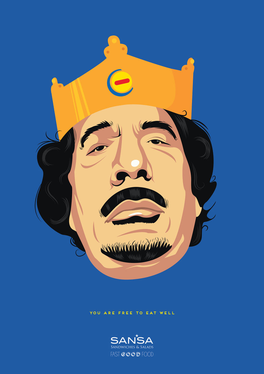 Dictators As Fast Food Mascots Show That We Are Still Free To Eat Well
