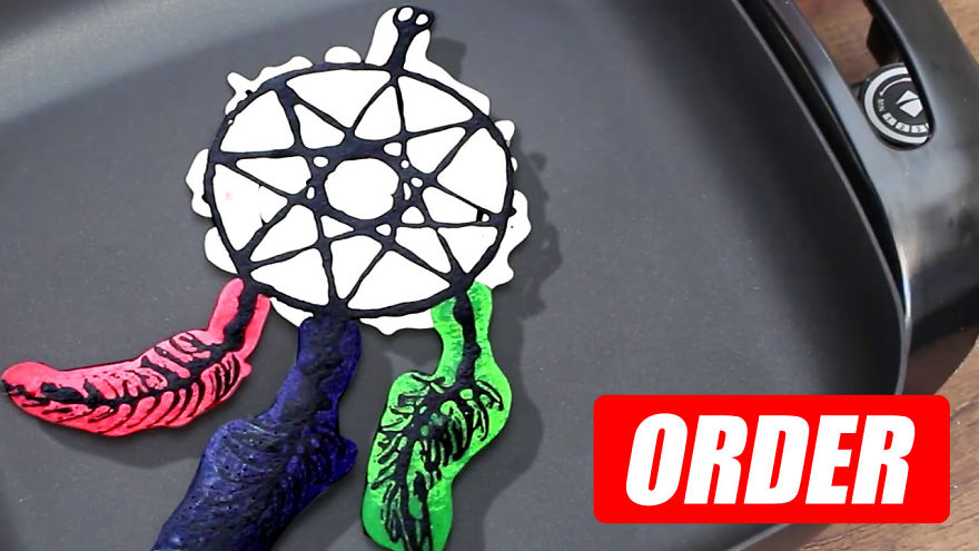 Pancake Art: Crazy Cook Makes Colorful Disney Pancakes