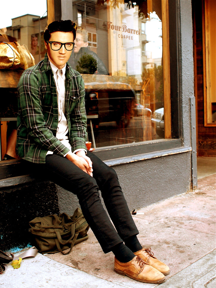 Stars From The Golden Age Of Cinema Get A Modern Makeover