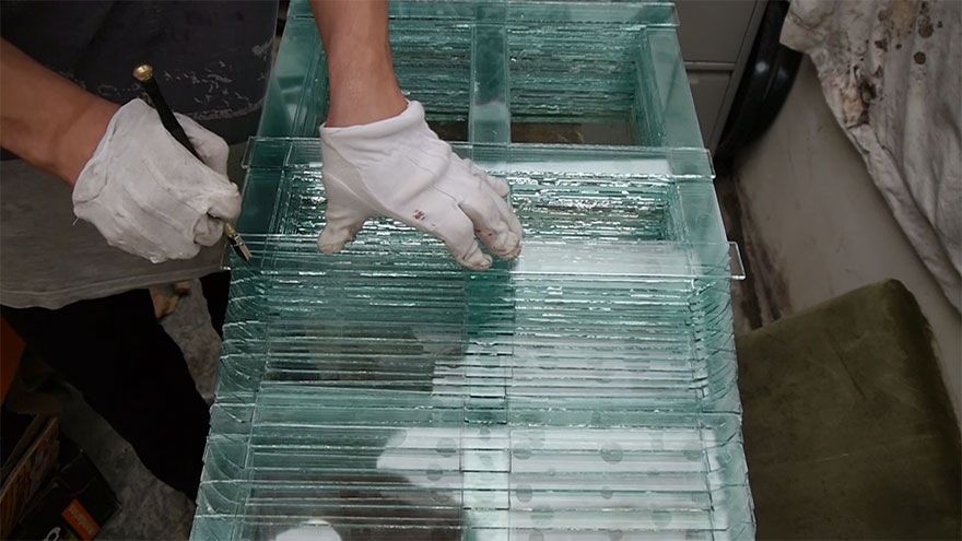 I Made A Glass Piano From Old Windows