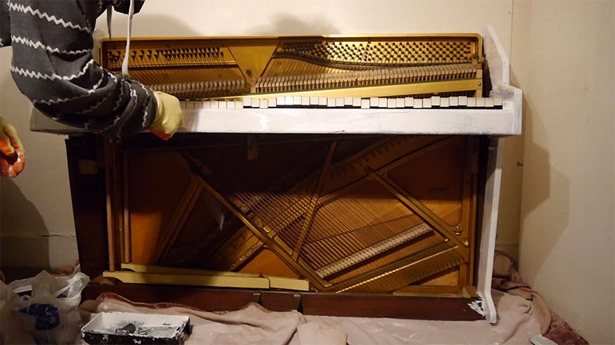 I Made A Glass Piano From Old Windows