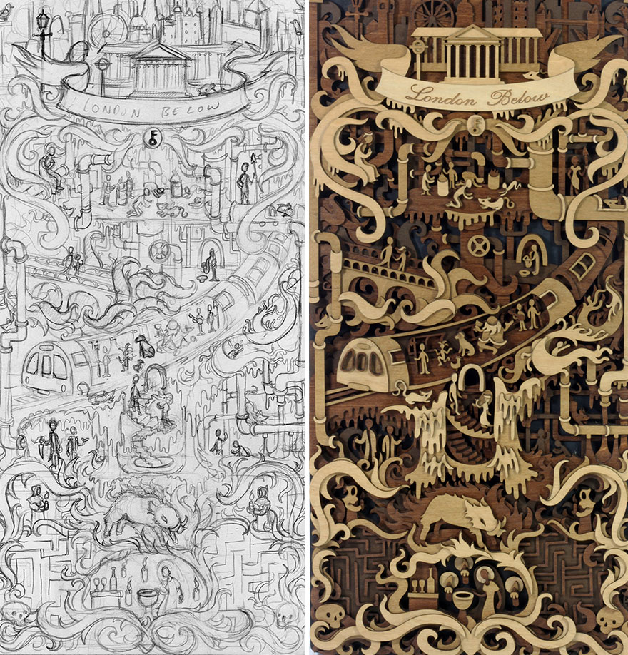 I Build Fantasy Worlds From Laser Cut Wood I Build Fantasy Worlds From Laser Cut Wood