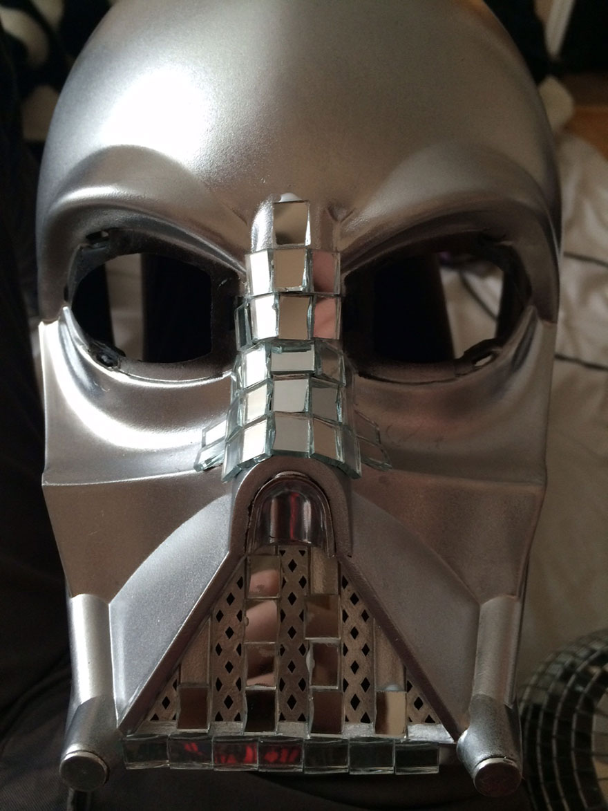 I Made A Darth Vader Disco Ball