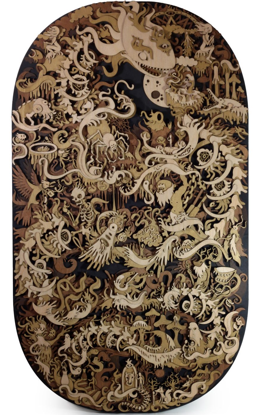 I Build Fantasy Worlds From Laser Cut Wood I Build Fantasy Worlds From Laser Cut Wood