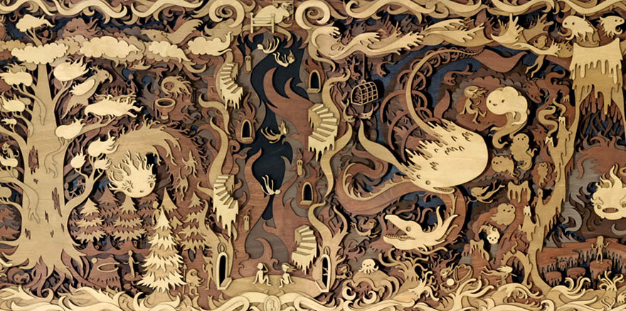 I Build Fantasy Worlds From Laser Cut Wood I Build Fantasy Worlds From Laser Cut Wood