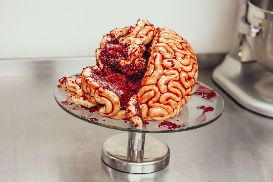 How To Make A Red Velvet Brain Cake For Halloween How To Make A Red Velvet Brain Cake For Halloween