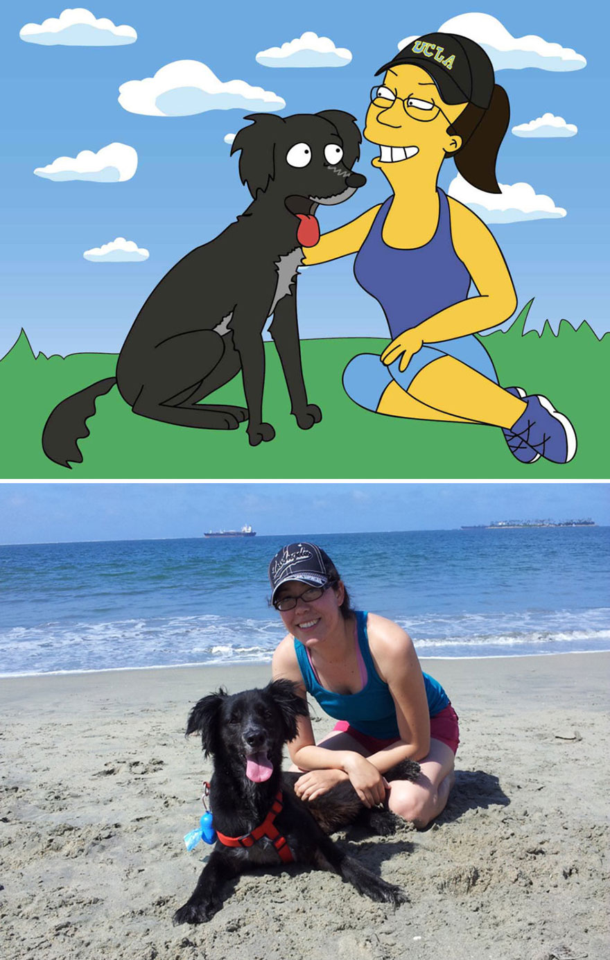 I Simpsonize Random People's Photos To Make Them Smile I Simpsonize Random People's Photos To Make Them Smile