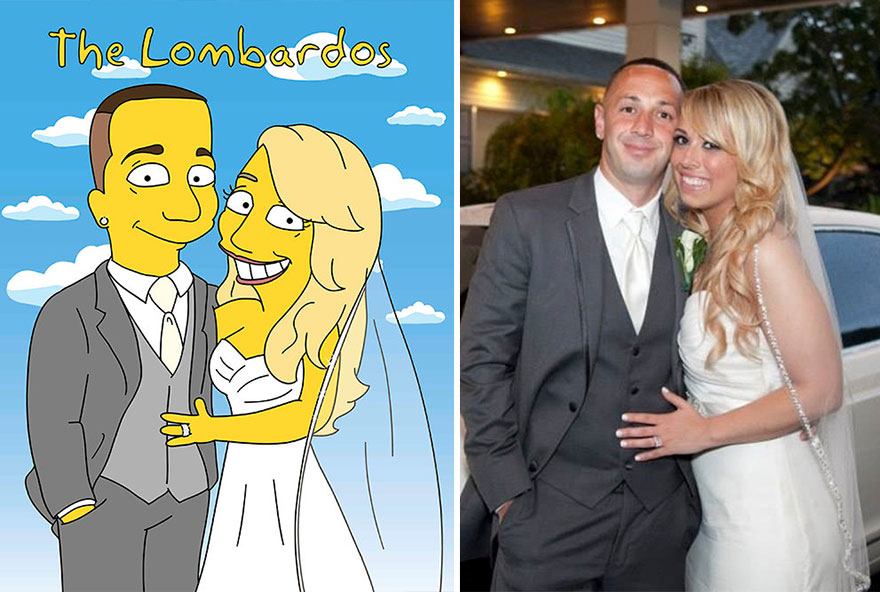 I Simpsonize Random People's Photos To Make Them Smile I Simpsonize Random People's Photos To Make Them Smile