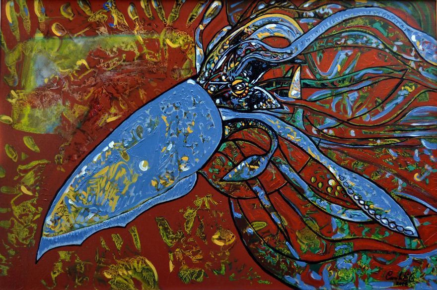 I Paint Marine Life On A Mission To Raise Awareness For Biodiversity And Conservation