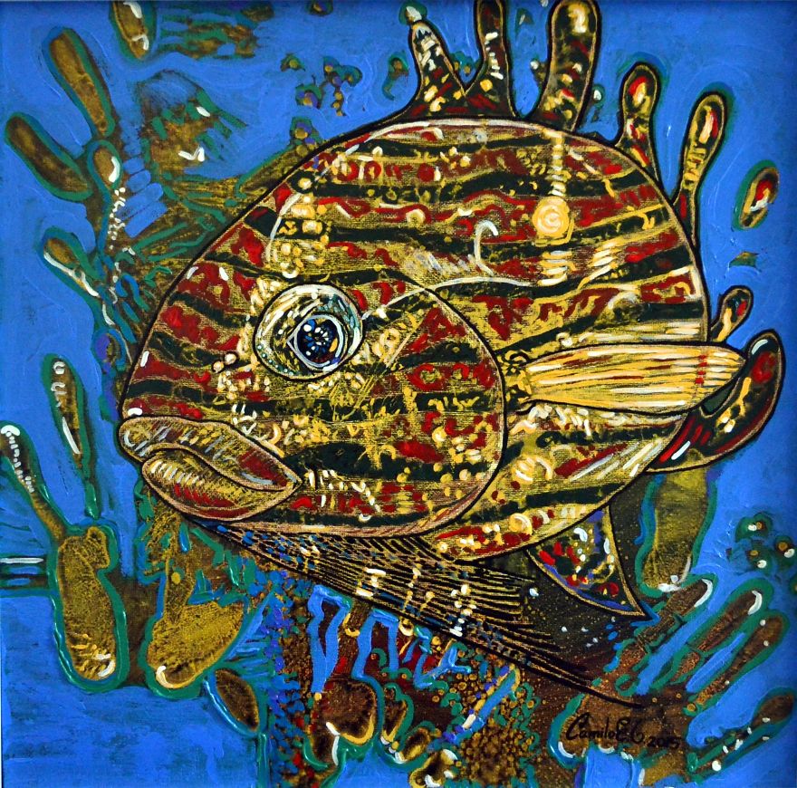 I Paint Marine Life On A Mission To Raise Awareness For Biodiversity And Conservation