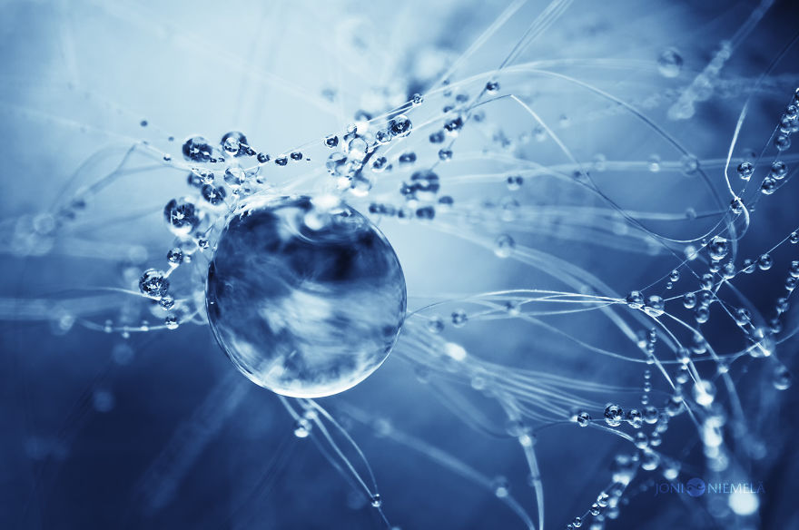 I Captured Rain Drops Creating Their Own Mini-Galaxies