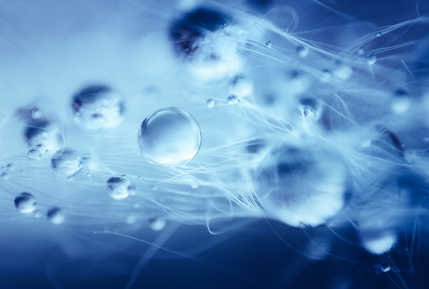 I Captured Rain Drops Creating Their Own Mini-Galaxies