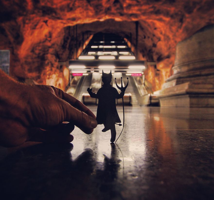 I Transform Famous Landmarks Using Paper Cutouts I Transform Famous Landmarks Using Paper Cutouts