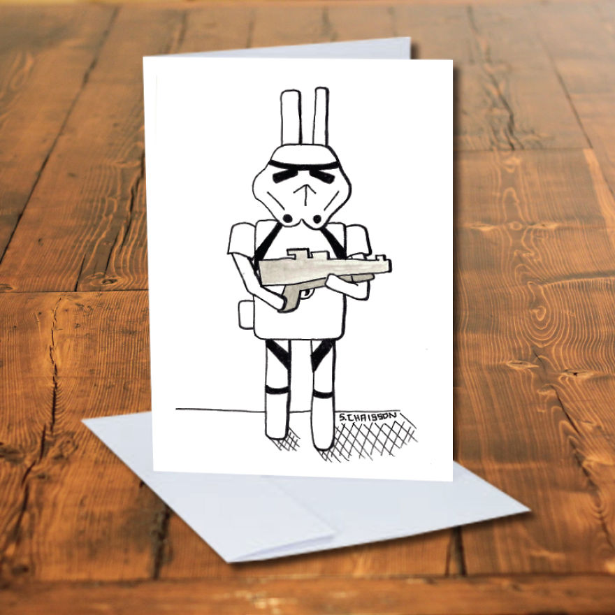 I Raise Money For Rescued Bunnies By Drawing Them As Superheroes And Pop Icons