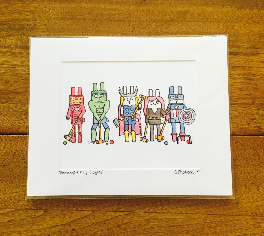 I Raise Money For Rescued Bunnies By Drawing Them As Superheroes And Pop Icons I Raise Money For Rescued Bunnies By Drawing Them As Superheroes And Pop Icons