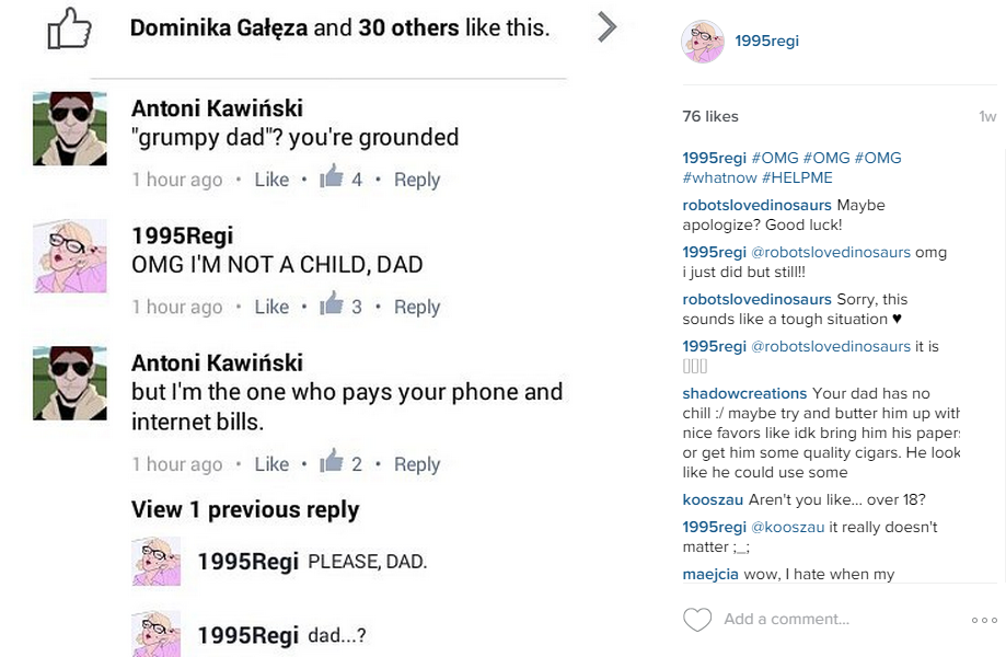 Instagirl Who Is Slightly Different From The Others. A New Webcomic That Uses Social Media. Instagirl Who Is Slightly Different From The Others. A New Webcomic That Uses Social Media.