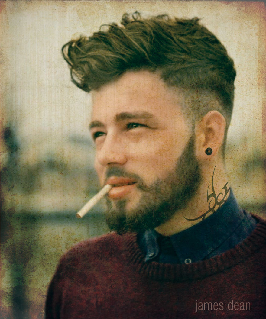 Stars From The Golden Age Of Cinema Get A Modern Makeover