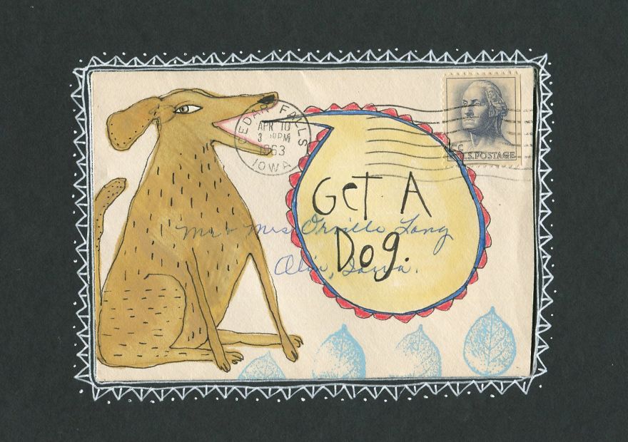 I Turn Old Letters Into Art