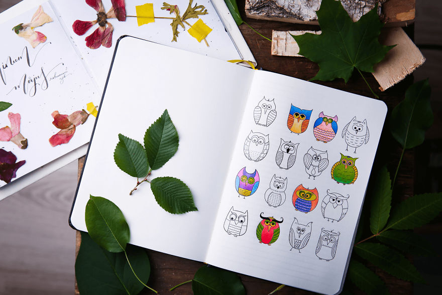 Coloring Notebook With Beautiful Coloring Pages Helps Adults Relax Coloring Notebook With Beautiful Coloring Pages Helps Adults Relax