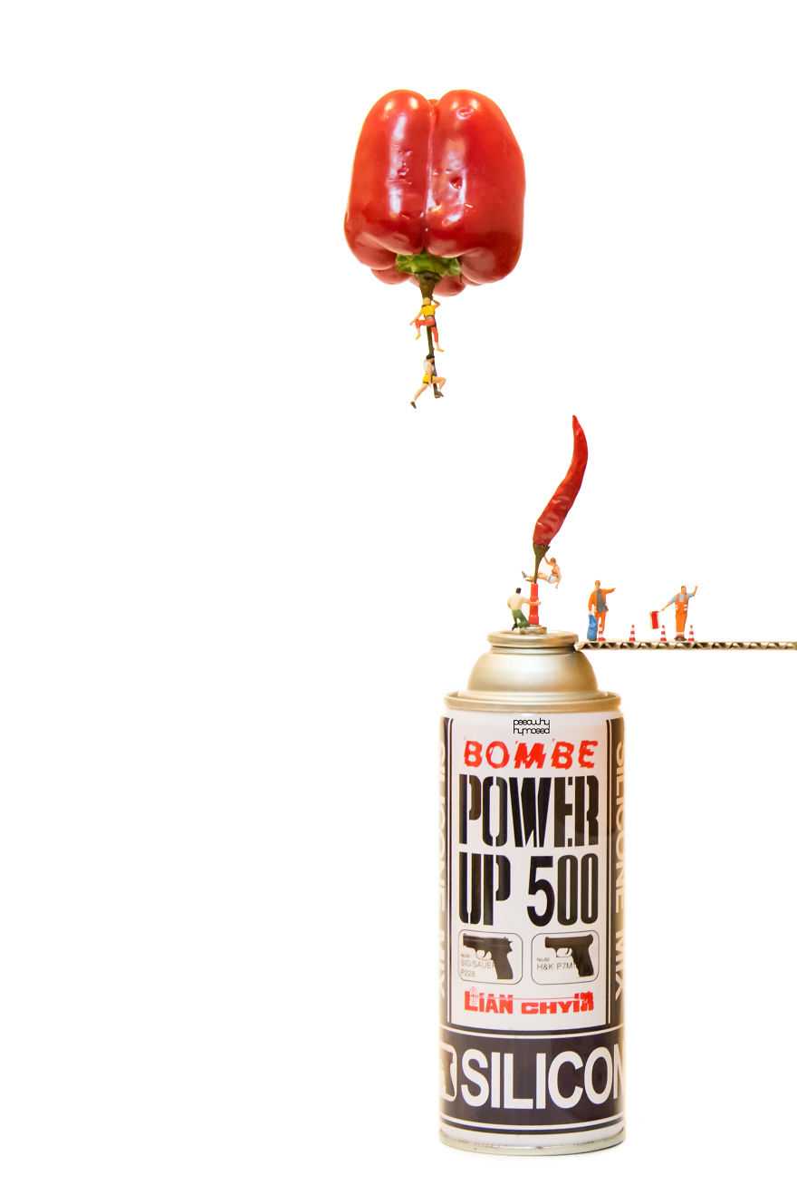 I Capture Miniature People Dealing With Everyday Life Objects I Capture Miniature People Dealing With Everyday Life Objects