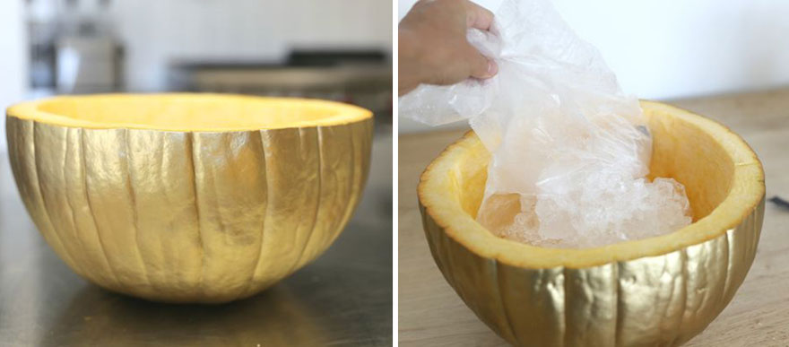 My DIY Pumpkin Drink Cooler For Halloween