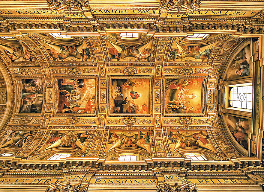 Churches Of Rome: The Beauty Of The Ceilings Of The City On Seven Hills Churches Of Rome: The Beauty Of The Ceilings Of The City On Seven Hills