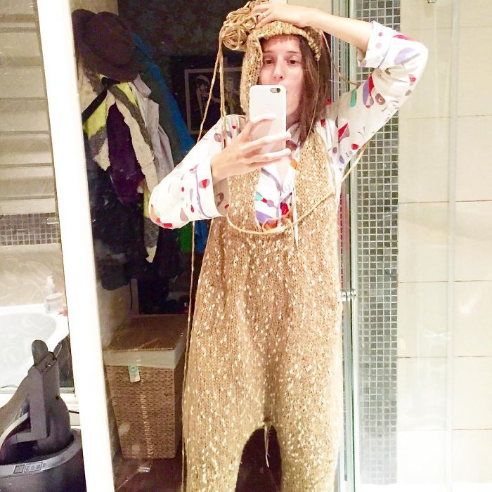 I Made Sloth Onesies For My Son And I To Wear On Halloween I Made Sloth Onesies For My Son And I To Wear On Halloween