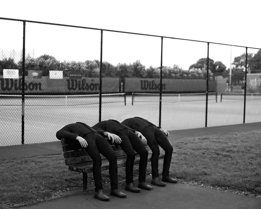 Bizarre Self-Portraits By Ben Zank