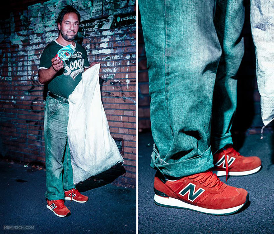We Asked Homeless People To Model Our New Sneakers To Encourage People To Donate