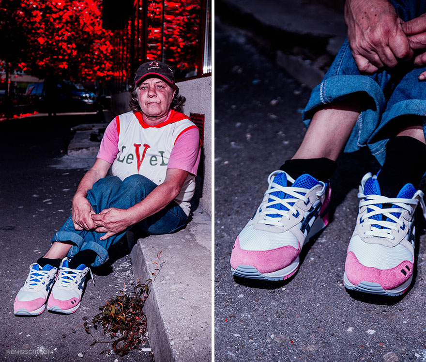 We Asked Homeless People To Model Our New Sneakers To Encourage People To Donate