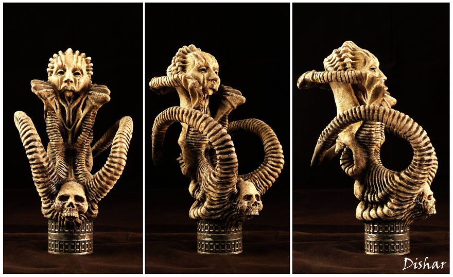 Unreal Eerie Sculpts By Polish Artist Are Like The Next H. R. Giger Generation Unreal Eerie Sculpts By Polish Artist Are Like The Next H. R. Giger Generation
