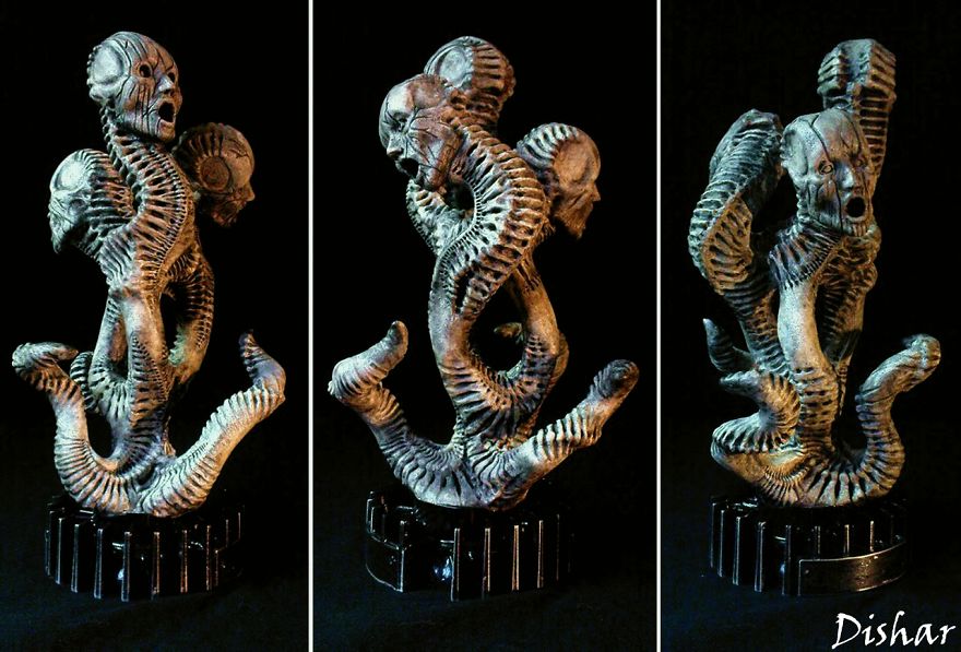 Unreal Eerie Sculpts By Polish Artist Are Like The Next H. R. Giger Generation Unreal Eerie Sculpts By Polish Artist Are Like The Next H. R. Giger Generation