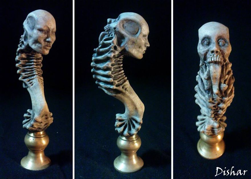 Unreal Eerie Sculpts By Polish Artist Are Like The Next H. R. Giger Generation