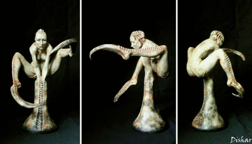 Unreal Eerie Sculpts By Polish Artist Are Like The Next H. R. Giger Generation