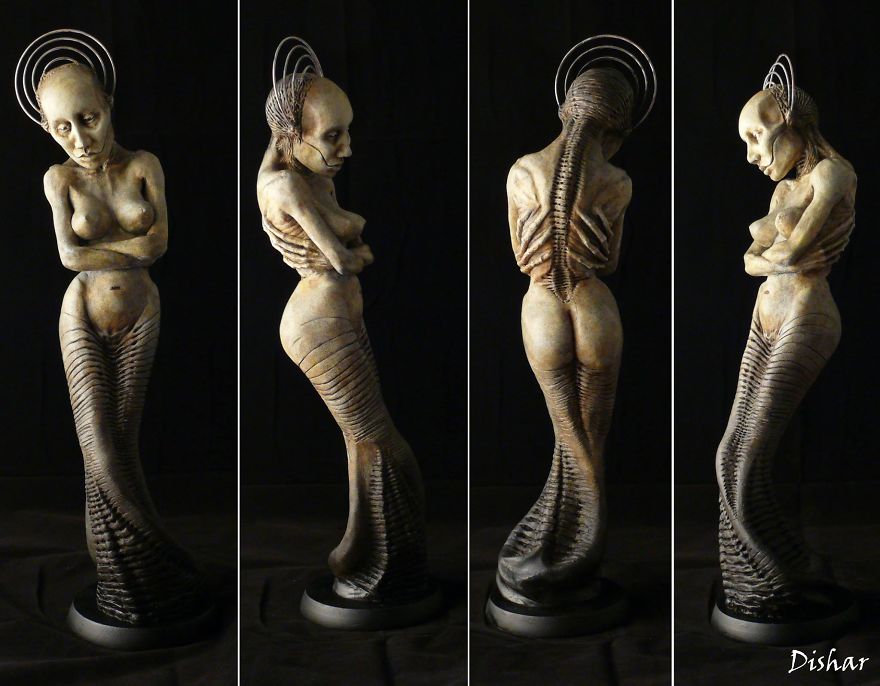 Unreal Eerie Sculpts By Polish Artist Are Like The Next H. R. Giger Generation Unreal Eerie Sculpts By Polish Artist Are Like The Next H. R. Giger Generation