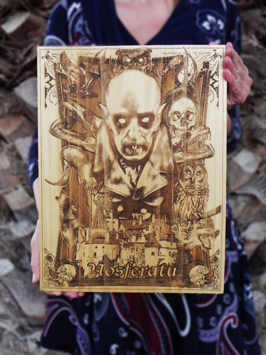 We Create Laser Engraved Wood Posters Of Our Favourite Movies We Create Laser Engraved Wood Posters Of Our Favourite Movies