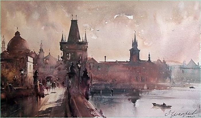 Amazin Water Color Art Of Dusan Djukaric