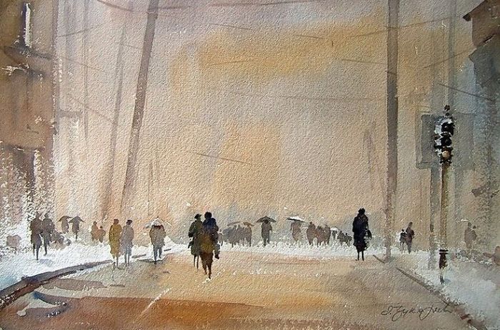 Amazin Water Color Art Of Dusan Djukaric