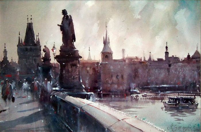 Amazin Water Color Art Of Dusan Djukaric
