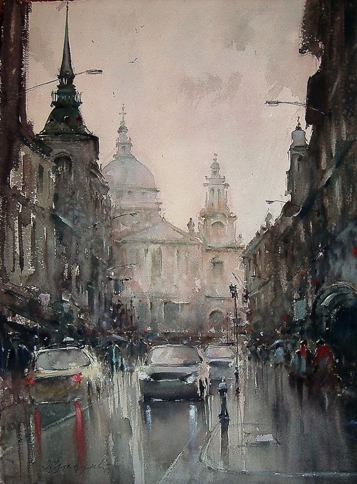 Amazin Water Color Art Of Dusan Djukaric