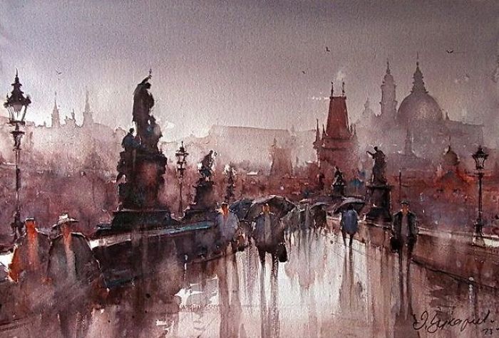Amazin Water Color Art Of Dusan Djukaric