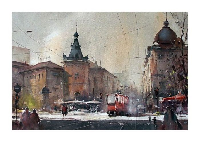 Amazin Water Color Art Of Dusan Djukaric
