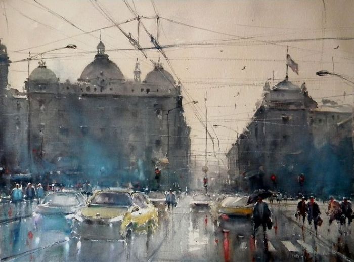Amazin Water Color Art Of Dusan Djukaric